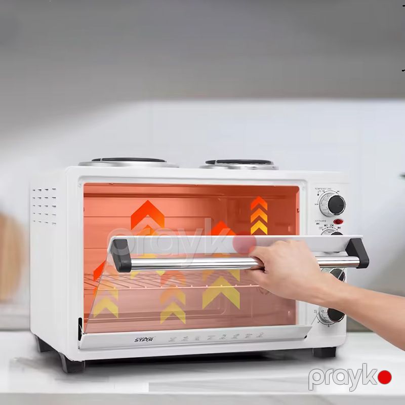 Wınnıng Star ST-9615 Çoxfunksiyalı Elektrikli Mətbəx Sobası Qril Çörək Pizza Hazırlamaq Üçün Soba — Soba və qrillər, Bakı (4)
