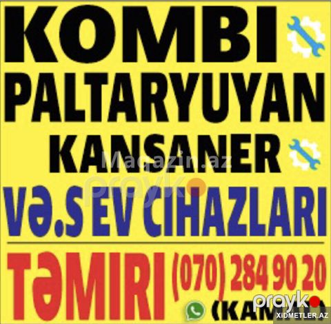 ucuz qiymete kombi ustasi meiset esyalari alis satisi — Xırdalan