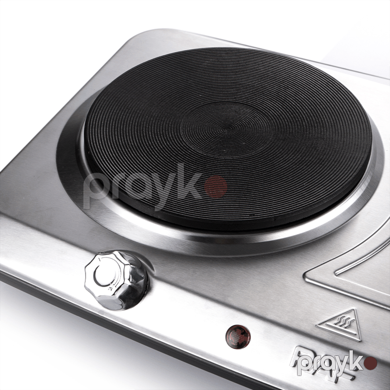 RAF R.8205 - Elektrik Plitəsi, Paslanmayan Polad Korpus, Sadə İşləmə Nümunəsi Bişirmə İkiqat Yandırıcılı Mətbəx Elektrik Plitəsi — Plitələr, Bakı (4)