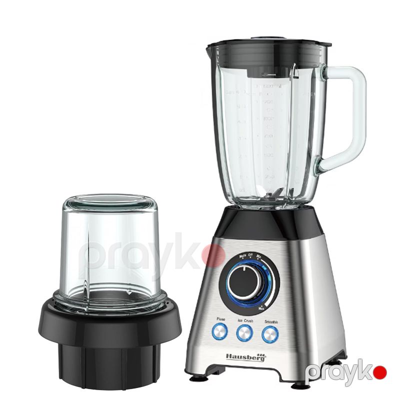 Hausberg HB-7764 - Blender, İki Sürətli, Şüşə Qab 1.8 L, 1200W Güc — Blenderlər, xırdalayanlar və mikserlər, Bakı (3)