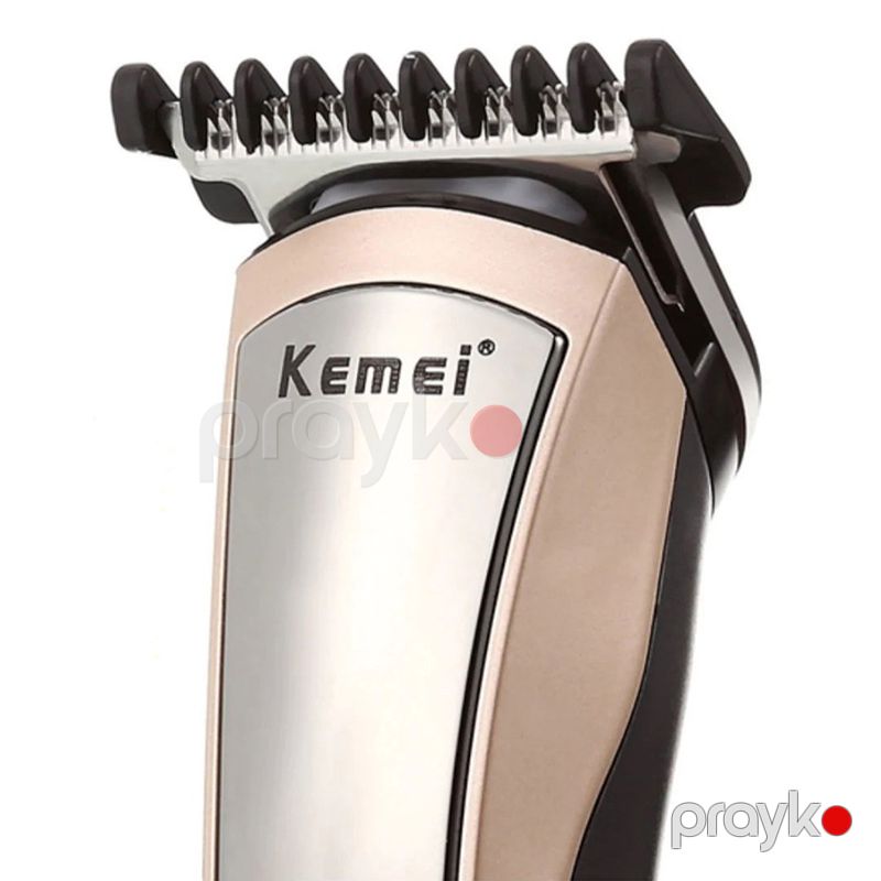 Kişilər Üçün Kemei Üz Bədən Təraş Maşını Yuyula Bilən Professional Polad Saç Saqqal Kəsici Zərif Dizaynda KM1412 Trimmer — Usturalar, trimmerler və epilyatorlar, Bakı (3)