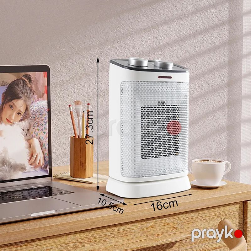 Winning Star St-4086 Portativ Hava Qızdırıcısı 1500w Ağ Rengli Mini Qızdırıcı Ev Ofis Üçün Döşəmə İsidicisi — Isıtıcılar və isı ventilatorları, Bakı (5)
