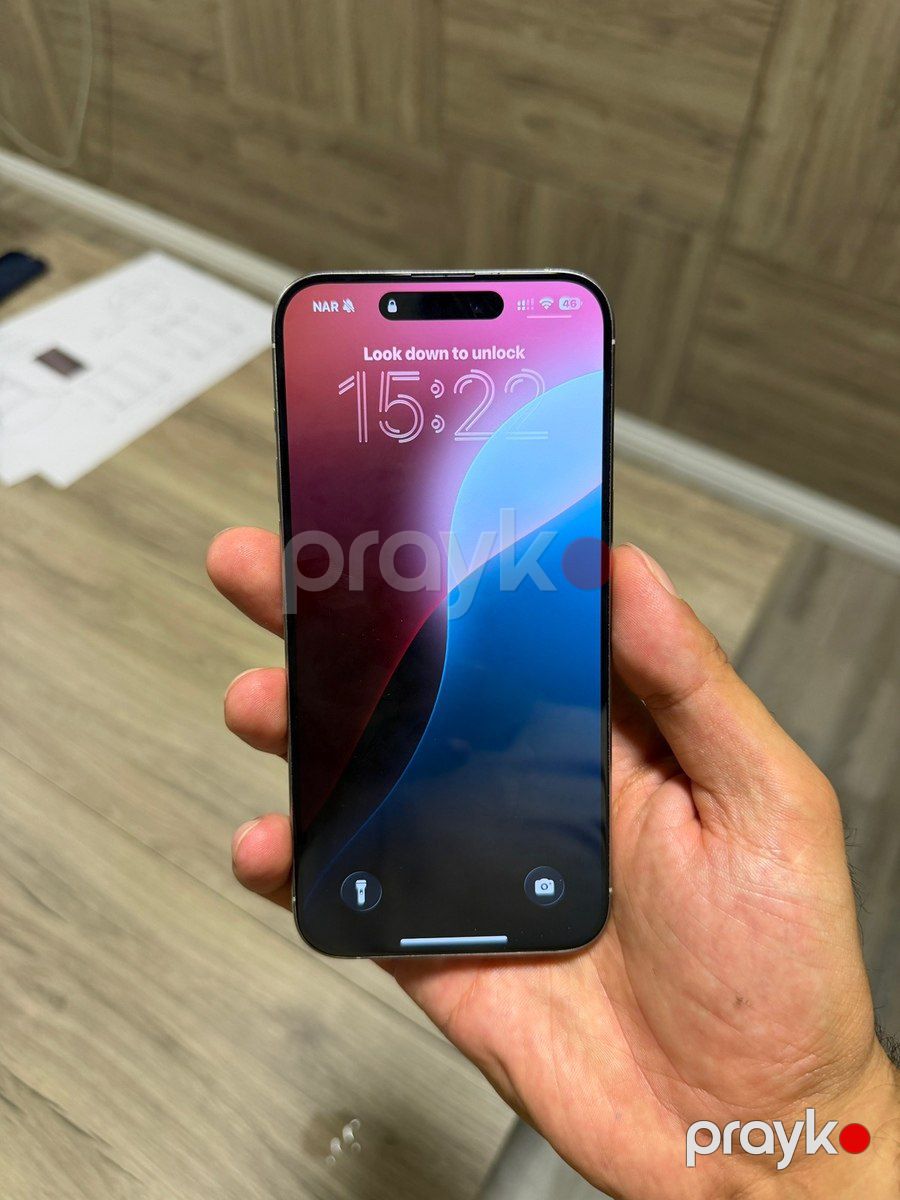 Apple iPhone 15 Pro Max White Titanium 256GB/8GB — Smartfonlar, Bakı (2)