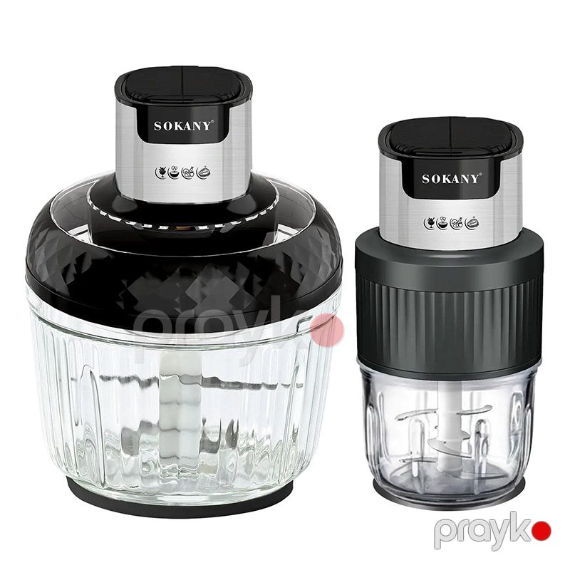 Sokany SK-06088 Çoxfunksiyalı Elektrikli Doğrayıcı Ətçəkən Tərəvəz Doğrayıcı 800W — Blenderlər, xırdalayanlar və mikserlər, Bakı (4)
