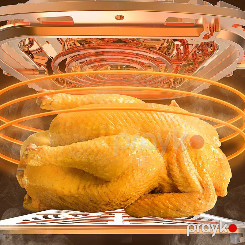 Böyük Tutumlu Sokany SK-8012 Rəqəmsal Air Fryer 8L Rəqəmsal İdarəetməli LED Displey Hava Fritözü 1800W — Digər mətbəx texnikası, Bakı (6)