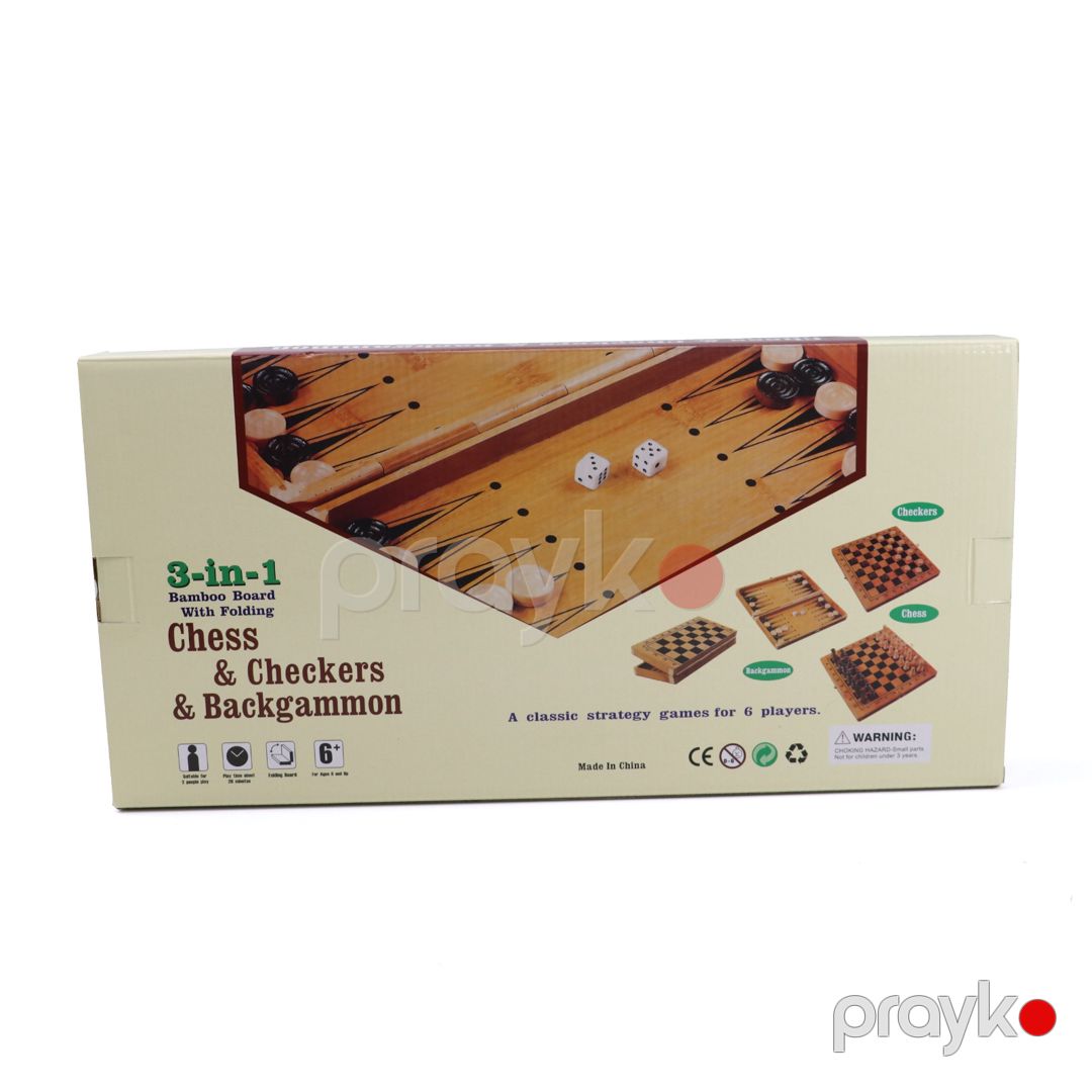 3 in 1 Set Şahmat dəsti Böyüklər Üçün Şahmat Dəsti Şahmat-dama-nərd Unikal Oyun Şahmat Nərd Seti — Stolüstü və kart oyunları, Bakı (6)