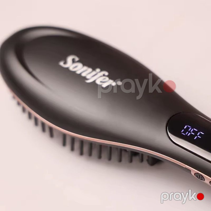 Sonifer SF-9529 Peşəkar Elektrikli Saç Düzləşdirici Fen Çoxfunksiyalı İsti Hava Feni 55W Gücündə 2-si 1 Arada İon Saç Qurutma Feni — Fən, Bakı (2)
