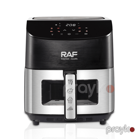 RAF R.5010 - Fritür, 1500W Güc, 6.0L Həcm, Rəqəmsal Sensorlu İdarəetmə ilə Elektrikli Fritür, Termoizolyasiyalı Korpus, Asan Təmizləmə — Bakı