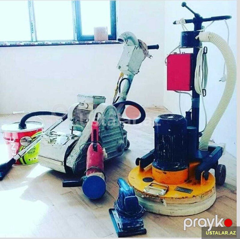 Pol parketin yonulması — Təmir xidmətləri, Bakı (8)