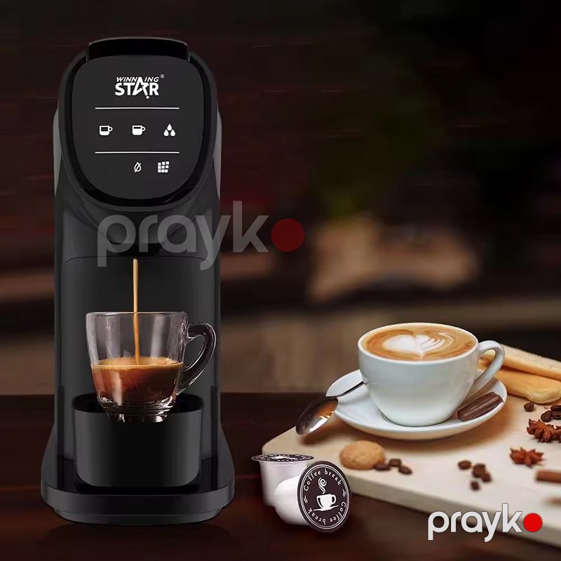 Wınnıng Star ST-9701 Çoxfunksiyalı Qəhvə Hazırlayan Elektrikli Yüksək Təzyiqli Espresso Maşını 1200W — Digər mətbəx texnikası, Bakı (6)