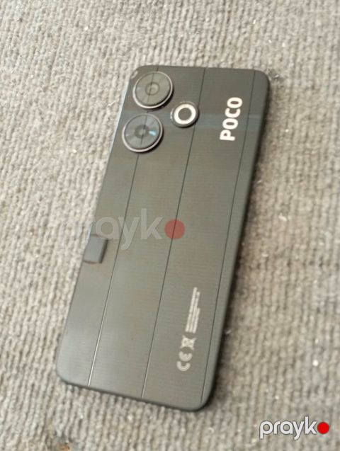Poco M6 4G, 256 GB, rəng - Qara, Barmaq izi — Digah