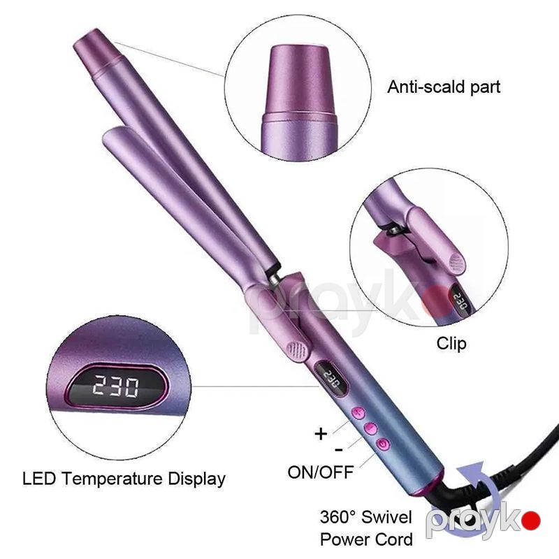 Cronıer CR-2050 Peşəkar Elektrikli Saç Burma Feni Qıvrım Saçlar Üçün Buruq Ütü Feni Maşa — Fən, Bakı (4)