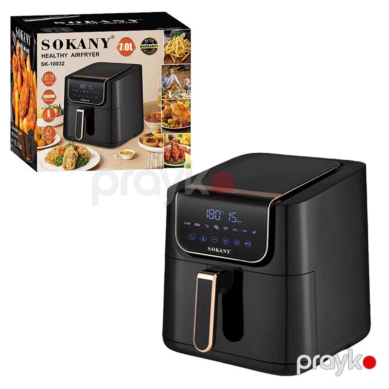 Aeroqril Sokany SK-10032 Yeni Dizaynda Böyük Tutumlu 1800 Vt 7 L Sokany SK-10032 — Digər mətbəx texnikası, Bakı (2)