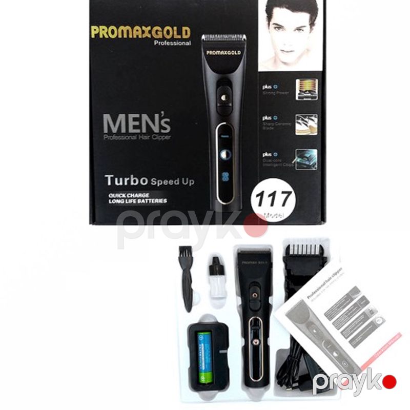 PromaxGold 117 - Trimmer Universal Saç Qırxma Maşını — Usturalar, trimmerler və epilyatorlar, Bakı (6)