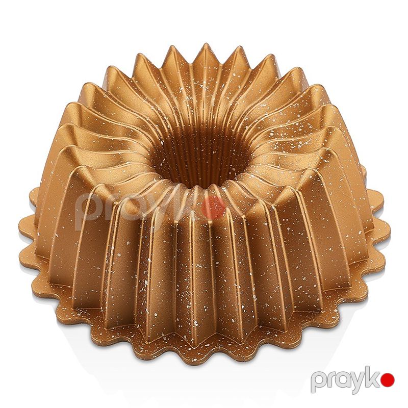 OMS kek qabı Papatya Tortu Tavası, Qara-Mis, 26 sm Fun Cooking Star Alüminium Tökmə Qranit Örtüklü Tort qabı — Qablar və mətbəx əşyaları, Bakı (6)