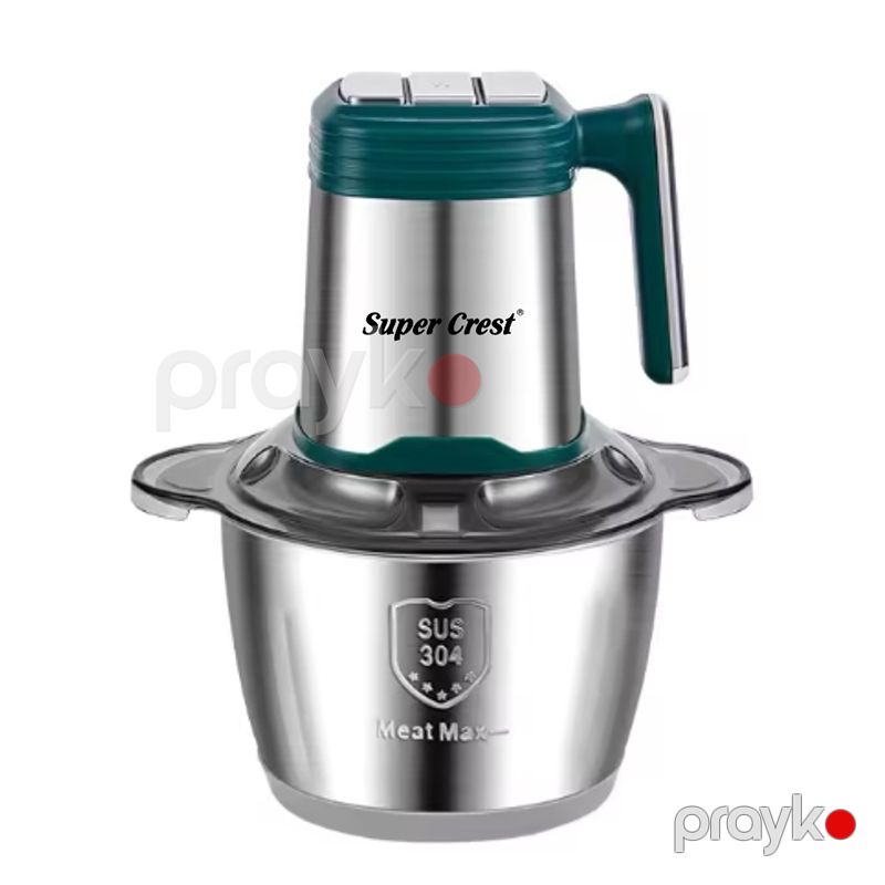 Super Crest SCT-2007 Çoxfunksiyalı Elektrikli Tərəvəz Ət Doğrayıcı — Blenderlər, xırdalayanlar və mikserlər, Bakı (6)