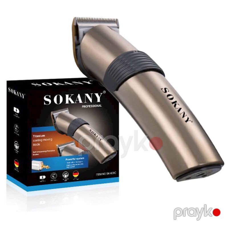 Sokany SK-609C - Trimmer Titan Ülgüc Materiallı Saç Qırxan Maşın — Usturalar, trimmerler və epilyatorlar, Bakı (3)