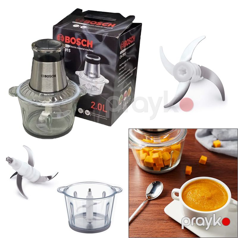 Elektrikli Bosch CH 7915 Doğrayıcı Çoxistifadəili Şüşə Qida Doğrayıcısı Bosch Ətçəkən Blender Doğranan Qarışdırıcı — Blenderlər, xırdalayanlar və mikserlər, Bakı (4)