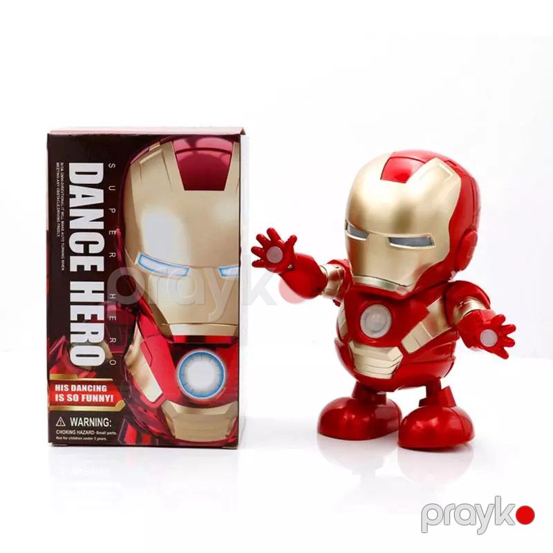 Dance Hero Dəmir Adam Musiqili Rəqs Edən Robot Uşaqlar üçün Oyuncaq Robot — Oyuncaqlar, Bakı (7)