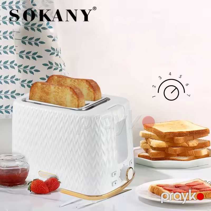 Sokany SK-034 Elektrikli Mini Toster Portativ İki Dilimli Toster 780W — Toster və vaflyasıcı, Bakı (3)