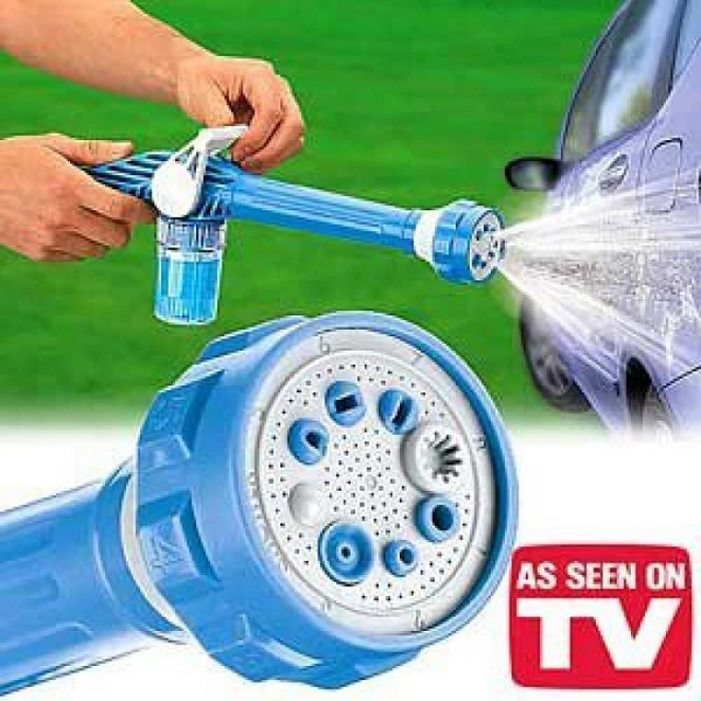 Su şlankları üçün 5 rejimli universal başlıq su və şampunla yumaq üçün – Ez Jet Water Cannon — Mallar, Bakı (3)