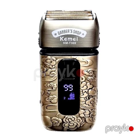 Kemeı KM-T369 AB Saç qırxan maşın Kişi Üçün Saç Saqqal Trimmeri Gold Saqqal Qırxan Maşın — Bakı