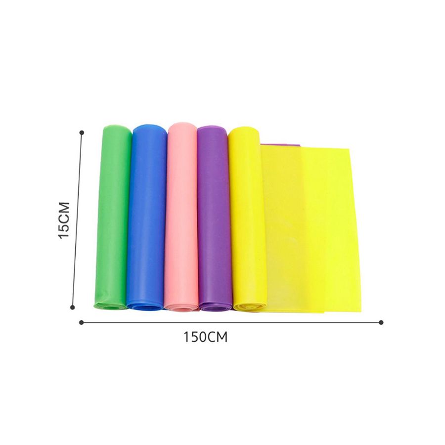 TPE Elastik Fitness Bantları Stretch Yoga Lateks Bantları — Fitness və yoqa, Bakı (4)