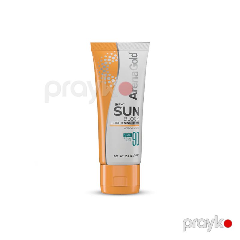 Arena Gold Sun Block SPF 90 Günəşdən Qoruyucu Spf Krem 100 q — Gözəllik və səhiyyə, Bakı (2)