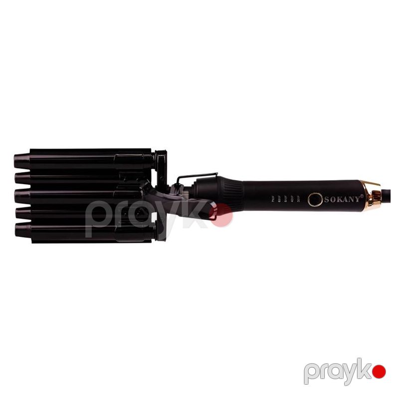 Sokany SK-670, Saç Buruq Ütü Sokany Sk-670 Su Dalğası Fen 5 dalğalı buruq ütü 13mm/16mm — Fən, Bakı (5)