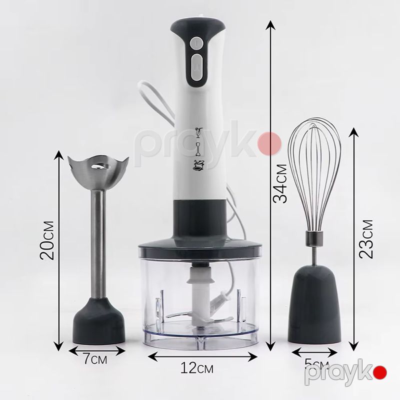 RAF R.293 Çoxfunksiyalı 4-ü 1 Arada Blender Yumurta Çırpıcı Doğrayıcı Üyüdücü Funksiyalı Blender 600W — Blenderlər, xırdalayanlar və mikserlər, Bakı (2)