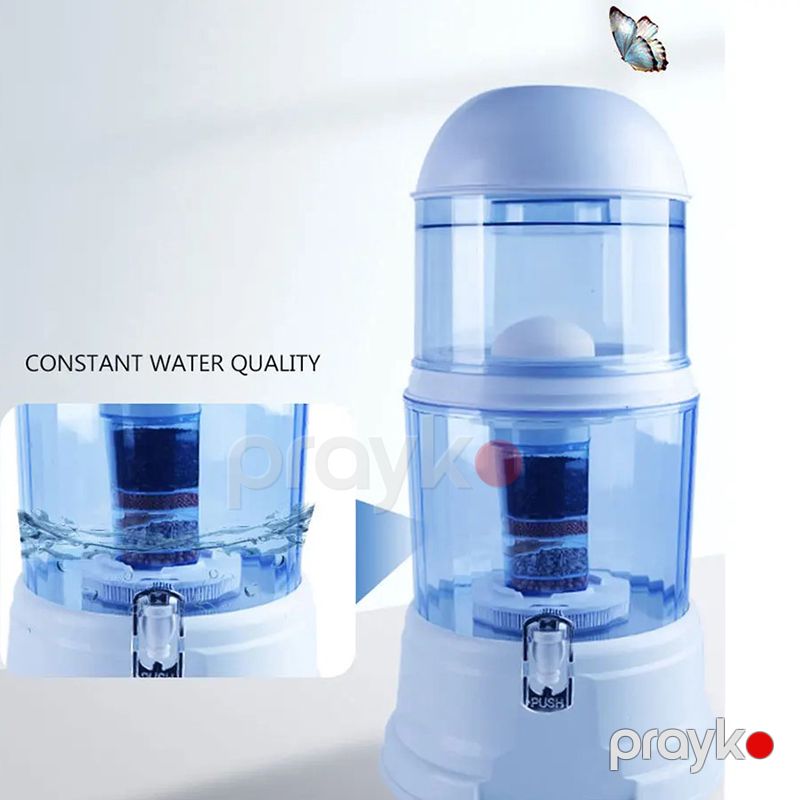 16L Su Filtri Su Təmizləyicisi Seramik Karbon Mineral Təmizləyici Filtr Dispenser Filtrasiya Sistemi — Termos və termoş, Bakı (4)