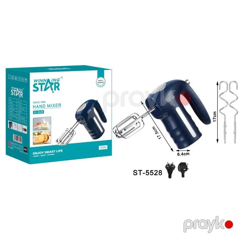 Wınnıng Star ST-5528 Portativ Yüksək Keyfiyyətli Mini Əl Mikseri Yumurta Çırpıcı — Blenderlər, xırdalayanlar və mikserlər, Bakı (7)