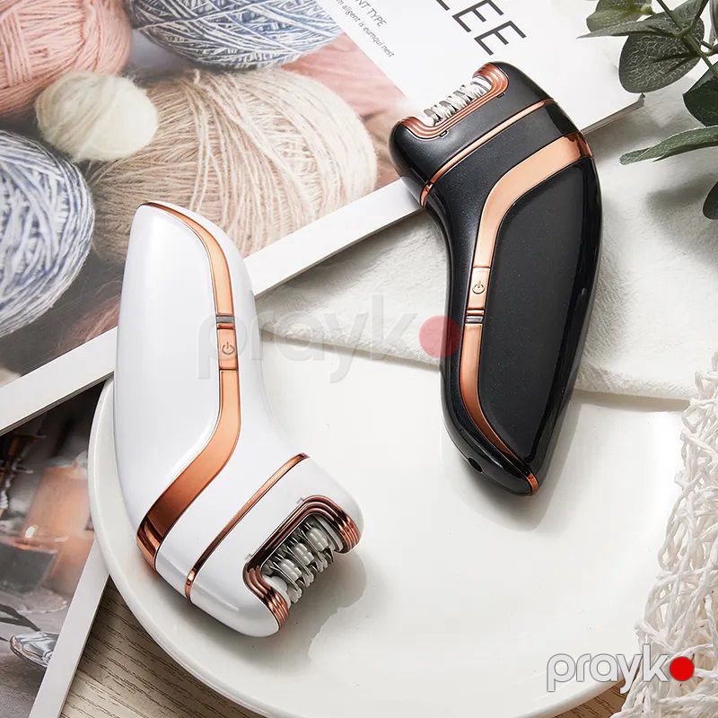 Croiner 3-ü Bir Arada Qadın Epilatoru Elektrikli Simsiz Gold Epilator Qadınlar Üçün Təkrar Doldurula Bilən Portativ Epilator Erqonomik Kompakt Dizayn — Usturalar, trimmerler və epilyatorlar, Bakı (5)