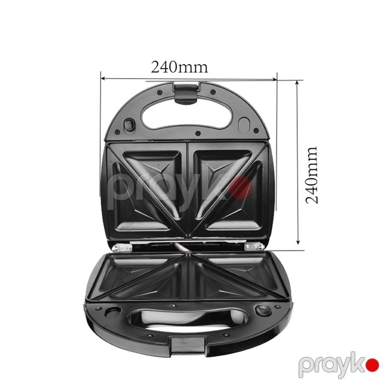 Multimaker 3in1 DSP KC1049 Sendviç Hazırlayıcı Vafli Çıxarılan Qəliblərlə Qril 3 Başlıqlı Səhər Yeməyi Bişirici Toster Dəsti — Toster və vaflyasıcı, Bakı (4)