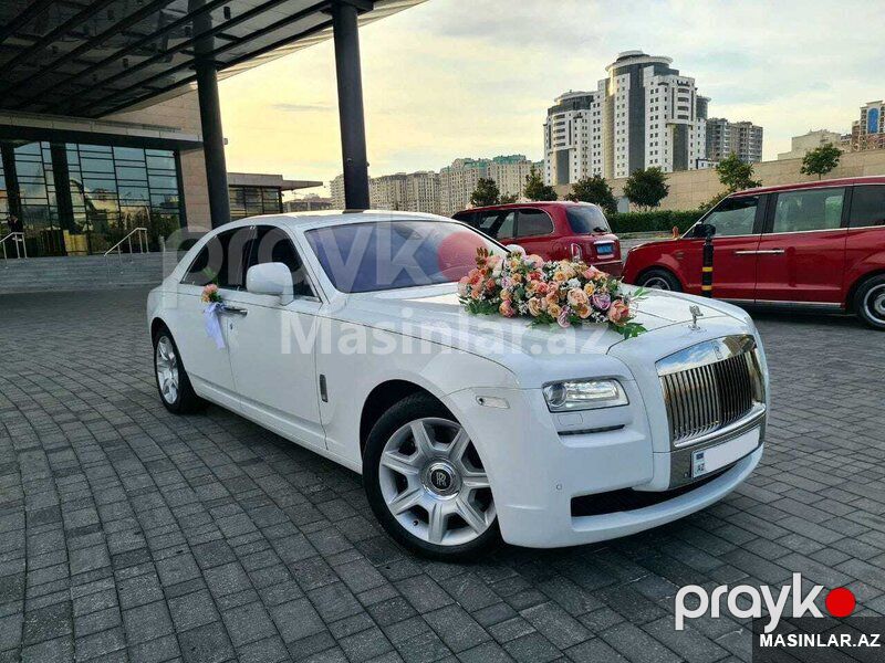 Rolls Royce rolls royce ghost white, 2016 il — Minik avtomobili icarəsi, Bakı (6)
