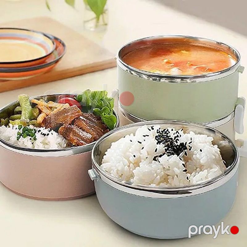Yemək Saxlama Qabı Paslanmaz Polad Material 4-lü Set — Qablar və mətbəx əşyaları, Bakı (4)