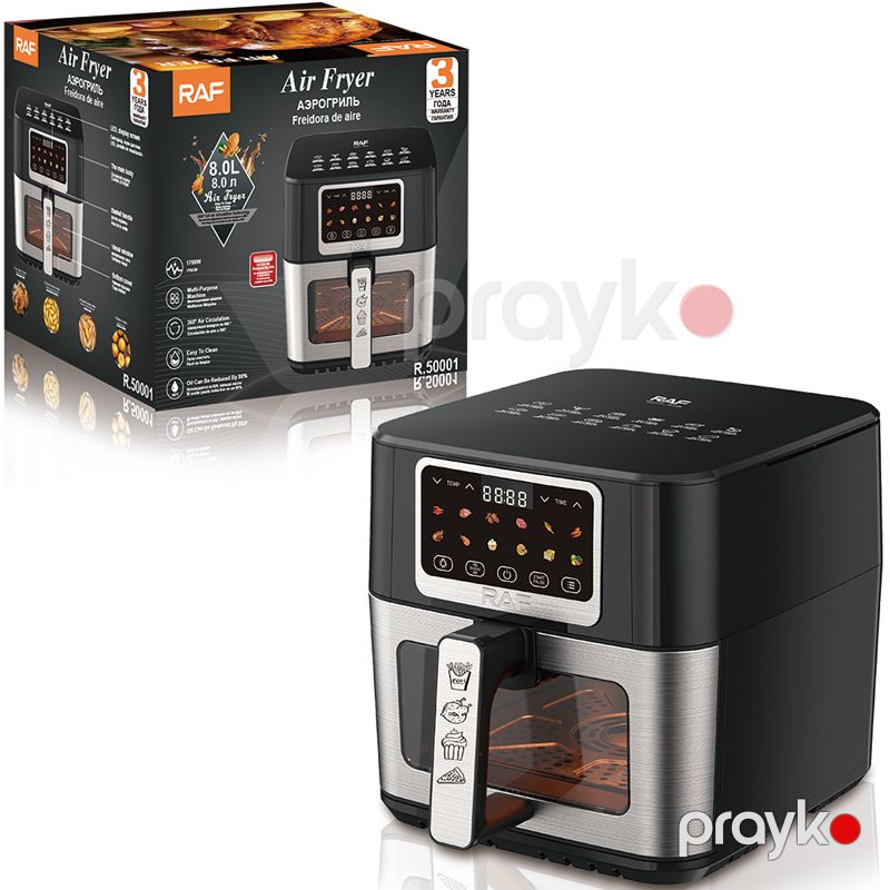 RAF R.50001 - Fritür, Yaxşı Keyfiyyətli Mətbəx Texnikası, 1700W Güc, 8L Tutum, Sensor İdarəetmə — Digər mətbəx texnikası, Bakı (6)