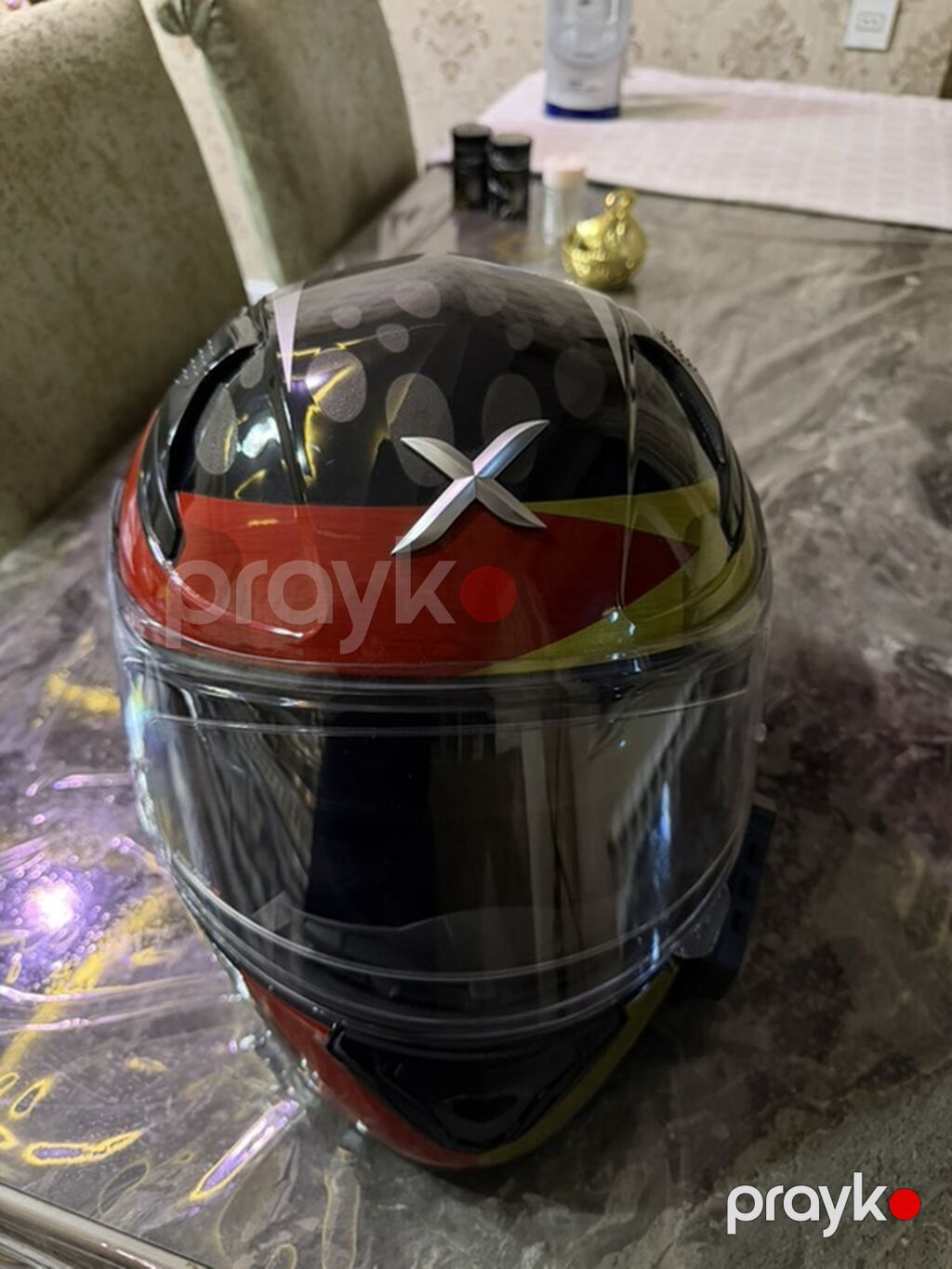 Axor tam üzlü motosiklet dəbilqəsi - Brend/model: Axor (Chrometech — Motosiklet geyimi, Xırdalan (6)