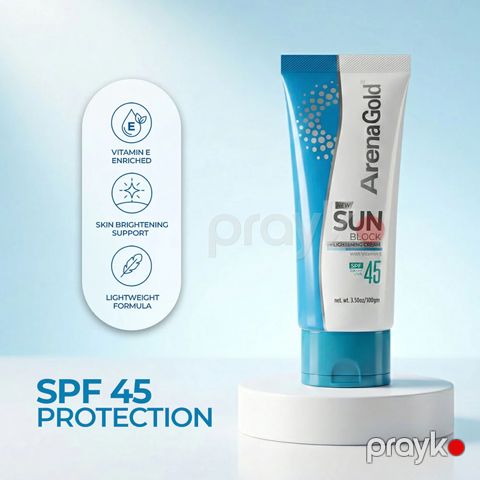 Arena Gold Sun Block SPF 45 Günəşdən Qoruyucu Spf Krem 100 ml — Bakı