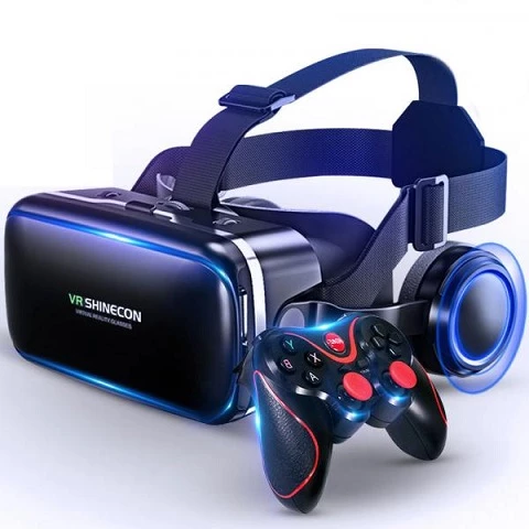 Virtual reallıq eynəyi VR Shinecon 6.0 + Gamepad S9, Əla keyfiyyət — Bakı