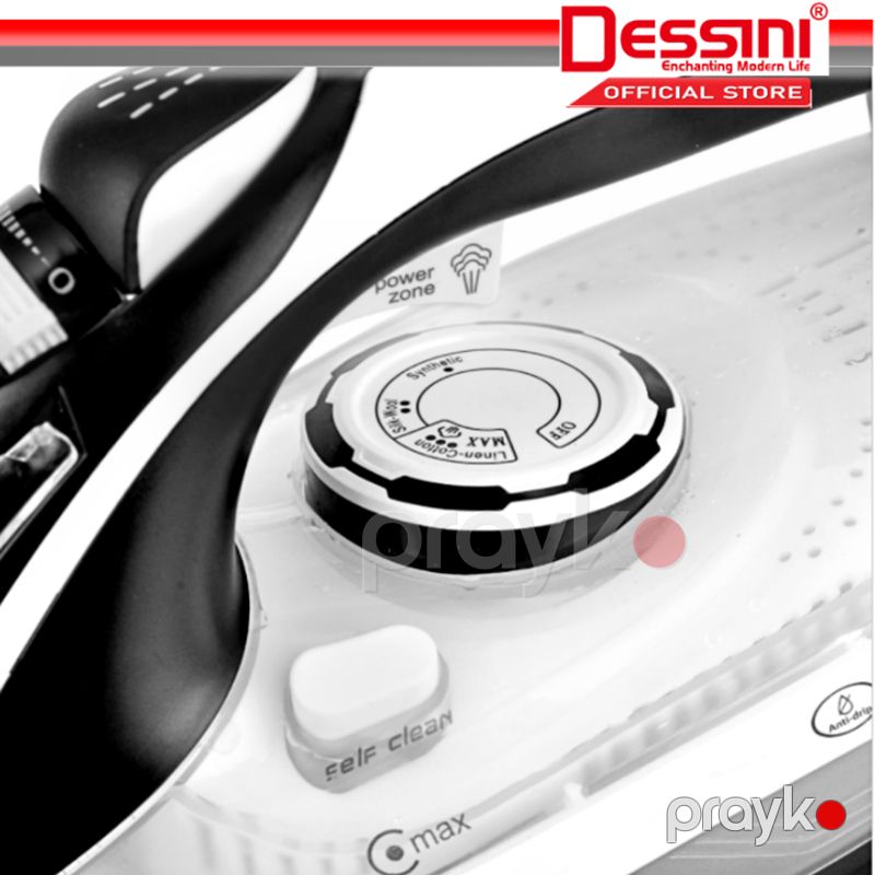 Dessını DS-968 Keramika Altlıqlı Buxarlı Ütü 2800W Gücündə Yüksək Keyfiyyətli Elektrikli Peşəkar Buxarlı Ütü — Ev texnikası, Bakı (6)