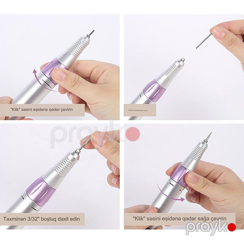 35000RPM Çoxfunksiyalı Elektrikli Dırnaq Manikür Pedikür Dəsti Kütikül Bıçağı Manikür Pedikür Cilalama Avadanlığı Ev Salonda İstifadə Üçün — Gözəllik və səhiyyə, Bakı (5)