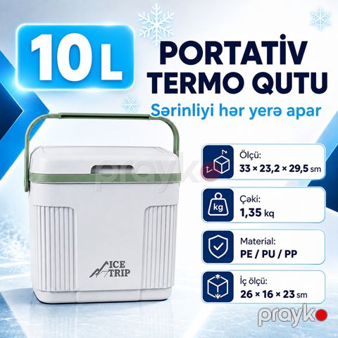 10 L Portativ Termo Qutu — Bakı