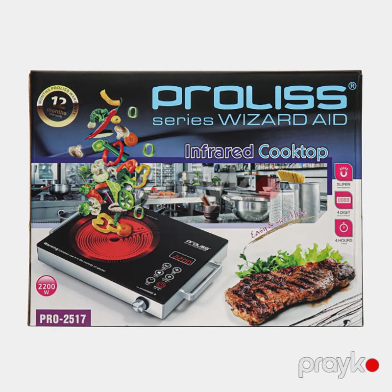 Prolıss PRO-2517 Elektrikli Soba İnfraqırmızı Şüa Qızdırıcı 2200W — Plitələr, Bakı (6)