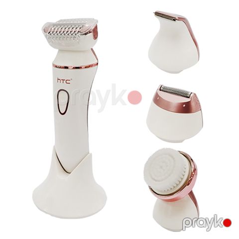 HTC HL-023 4-ü 1-də Təraş Baxım Dəsti Üz Fırçalı Qadın Təraş Aparatı Trimmer Epilyator — Bakı