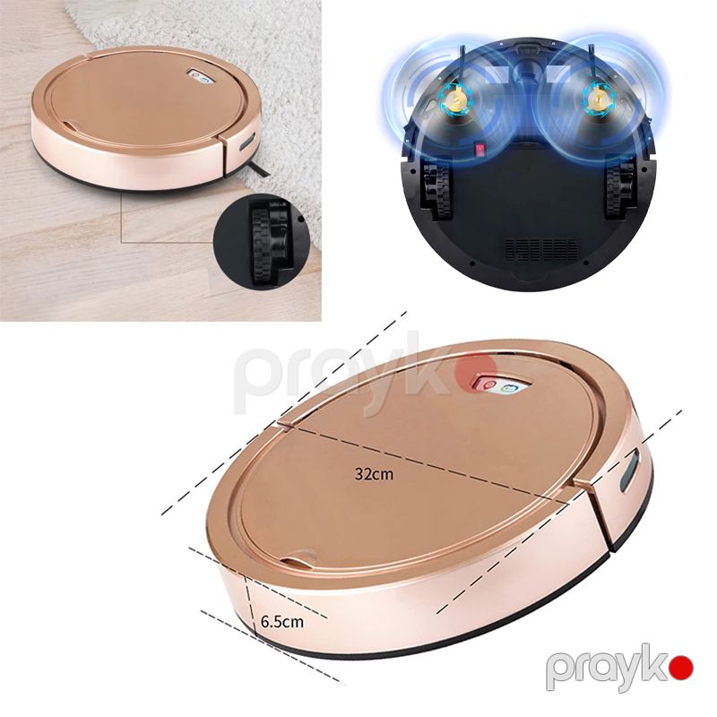 Haoyunma Q-SD832 Güclü Robot Tozsoran Avtomatik Doldurmalı Çəhrayı Rəngli Ağıllı Robot Tozsoran Pink — Tozsoran, Bakı (2)
