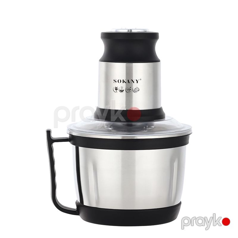 Sokany SK-7027 Çoxfunksiyalı Elektrikli Doğrayıcı Tərəvəz Ət Doğrayıcı İki Sürətli Doğrayıcı 800W — Blenderlər, xırdalayanlar və mikserlər, Bakı (5)