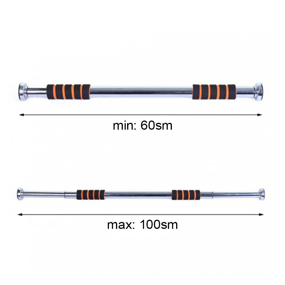 Qapı Arası Üçün Neopren Tutacaqlı 60-100 sm-lik Tənzimlənəbilən Polad Turnik Kiçik Hecimli Qapı Arası Turnik 150Kq — Fitness və simulyatorlar, Bakı (4)