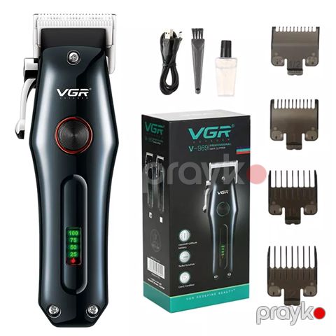 VGR V-969 Professional Salon Seriyası Saç Kəsmə Makası Turbo Funksiyalı Saç Kəsmə Makası — Bakı
