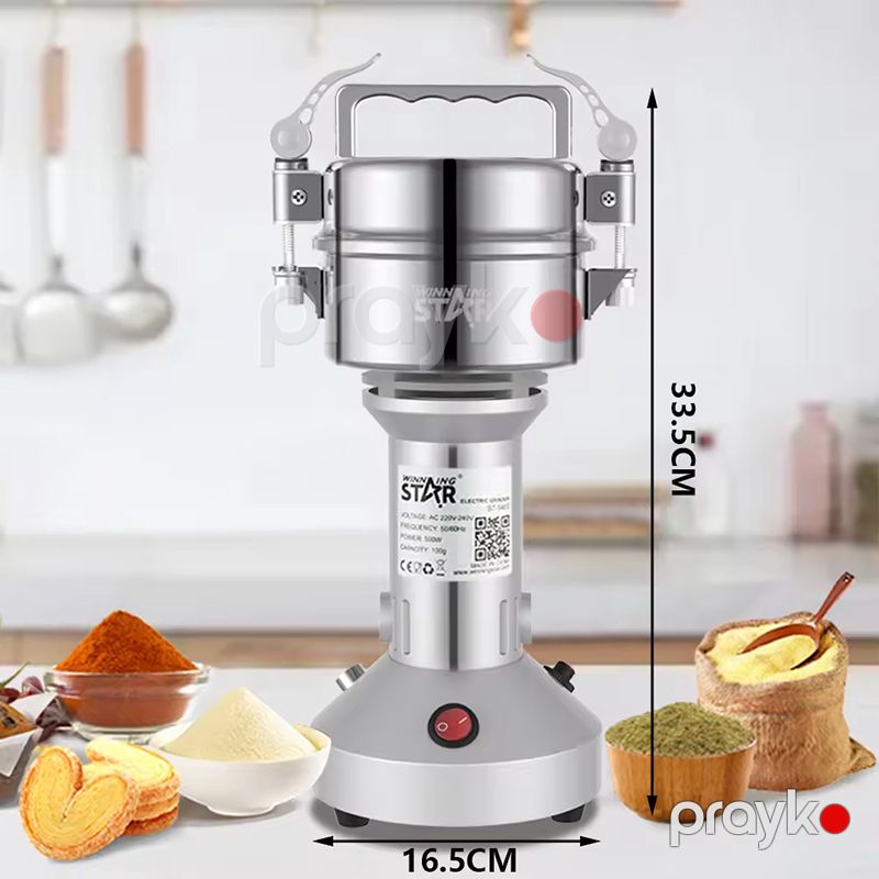 Winning Star ST-9400 Paslanmayan Polad Üyüdücü Qəhvə Ədviyyat Üyüdücü 500W — Digər mətbəx texnikası, Bakı (4)